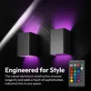 2er Set RGB LED Wandleuchte Innen, Farbwechselnde Wandlampe Produktbild-Vorschau 2