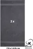 Betz 2 Stück Duschtücher 70x140 cm PALERMO 100% Baumwolle  Produktbild-Vorschau 3