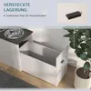 PawHut Hundenapf, Hunde Futterstation mit Stauraum, 2 Produktbild-Vorschau 5