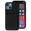 Smartphonica iPhone 13 siliconen hoesje met pasjeshouder - Productafbeelding-voorbeeld 1