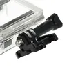 A close-up view of a black and clear plastic accessory attached to a clear plastic case. Produktbild-Vorschau