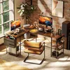 HOMCOM L-förmiger Schreibtisch 168 x 120 cm Eckschreibtisch Produktbild-Vorschau 2
