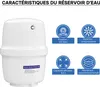 Osmose inverse 3 G Réservoir à Eau 11,35 l Voir les images du produit 3