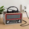 Retro FM solárne Bluetooth prenosné kuchynské rádio na Náhľad obrázku produktu 4