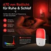 2er Set 670nm Rotlicht Schlaflampe, 2 Lichtmodi, Produktbild-Vorschau 4