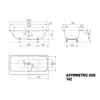 KALDEWEI Badewanne ASYMMETRIC DUO pergamon Produktbild-Vorschau 3