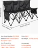 VEVOR Banc pliable portable Banc de camping Banc (4 Voir les images du produit 7