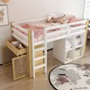 OKWISH Lit mezzanine 90×200 cm avec barrière de sécurité, Voir les images du produit 3