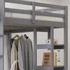 STILVORA 140×200 podkrovná posteľ so stolíkom a policami, Náhľad obrázku produktu 5