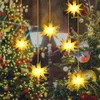 Salcar 6-delige set 3D-ster LED-lichtketting, op Productafbeelding-voorbeeld 3