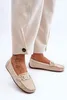 Damenmodische Wildleder-Mokassins Beige Rabell 36 Produktbild-Vorschau 2