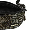 Schwarze Bauchtasche mit Reißverschluss 37x9x7 STARPAK Produktbild-Vorschau 4