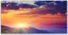 Acrylglasbilder 120x60 Wandbild Druck Sonne Gebirge Produktbild-Vorschau 1