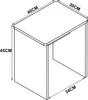 VCM - Tabouret de siège repose-pieds table latérale Esal H. Voir les images du produit 3