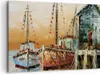 Bild auf Leinwand - Leinwandbild - Einteilig - Kutter Hafen Produktbild-Vorschau 1