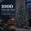 LED-Lichterkette außen 1000 LEDs 20 m kaltweiß mit Timer Produktbild-Vorschau 2