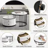 MODFU Ensemble Tables Basses Gigognes - 2 Tables Rondes Voir les images du produit 8