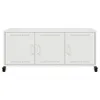 vidaXL TV-Schrank Weiß 100,5x39x43,5 cm Kaltgewalzter Stahl Produktbild-Vorschau 6