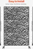 Metal Privacy Screen 47" x 72" Outdoor Privacy Screens & Produktbild-Vorschau 5