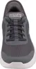 A close-up front view of a gray Skechers Go Walk Flex Hnds Up shoe. Anteprima dell’immagine prodotto