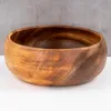 Holzschale Akazie 25x10cm  rund Schale Obstschale Deko Produktbild-Vorschau 5