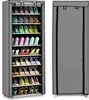 ModernHome Stoff Kleiderschrank mit Regalen für Kleidung Produktbild-Vorschau 1