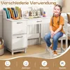 COSTWAY Bureau set voor kinderen met stoel, kinderbureau Productafbeelding-voorbeeld 4