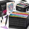 A collage of marker pens, their packaging, and a carrying bag. Náhľad obrázku produktu