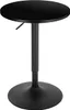 WOLTU Bartisch, MDF Metall, Schwarz, rund, höhenverstellbar Produktbild-Vorschau 1