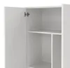 Dmora Armadio Multiuso 2 Ante Abadubidu 37x180h cm Bianco, Anteprima dell’immagine prodotto 12