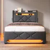 Letto imbottito letto singolo 90 x 200, testata contenitore Anteprima dell’immagine prodotto 9