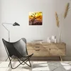 Wanduhr - Quadrat - Glasuhr - Herbst landschaft natur blatt Produktbild-Vorschau 6