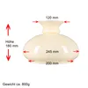 Lampenglas Ersatzglas Petroleumglas Lampenschirm Glasschirm Produktbild-Vorschau 2
