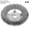 Brosse en acier, brosse à désherber 200 mm x 25,4 mm, fil Voir les images du produit 6