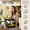 : Portafrutta/contenitore per pane a due piani, angolare, Anteprima dell’immagine prodotto 2
