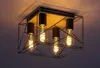 Lampada da soffitto E27 4x40W colore nero 71024 Boire Anteprima dell’immagine prodotto 2