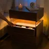 LED-Nachttische, Kommode mit 3 Schubladen für Schlafzimmer, Produktbild-Vorschau 5