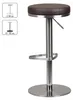 Barhocker WL1.612 Braun Edelstahl verstellbare Sitzhöhe 360° drehbar Náhled obrázku produktu
