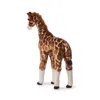 A plush giraffe toy is shown from the back, standing on a white background. Produktbild-Vorschau