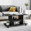 HOMCOM Fernsehschrank, Fernsehtisch mit Regalen und Produktbild-Vorschau 2