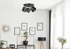 Lampa Sufitowa Żyrandol Plafon Czarna Złota Classic Spot Podgląd zdjęcia produktu 6
