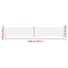 vidaXL Seitenmarkise Ausziehbar Creme  220x1200 cm Produktbild-Vorschau 12