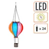 Solar LED Heißluftballon Lampe bunt zum Hängen - 62 cm - Produktbild-Vorschau 3