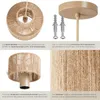Závěsné svítidlo Allegra z juty v boho stylu, 40W - Náhled obrázku produktu 4