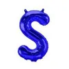 Folienballon Buchstabe S, blau, ca. 40 cm, für Náhled obrázku produktu 2