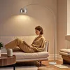 HOMCOM Stehlampe Wohnzimmer im Bogen Design mit Produktbild-Vorschau 2