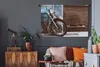 MuchoWow® Wandteppich Wandbehang Ein geparktes Motorrad mit Produktbild-Vorschau 5