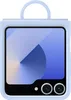 Hellblaue Silikonhülle von Samsung für Samsung Galaxy Z Produktbild-Vorschau 4