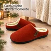 CRELIV Herren Hausschuhe gefüttert, warme Slip-On Produktbild-Vorschau 8