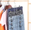 Faltbar Hosenbügel mit Clips Rockbügel 6 Ebenen Metall Produktbild-Vorschau 1